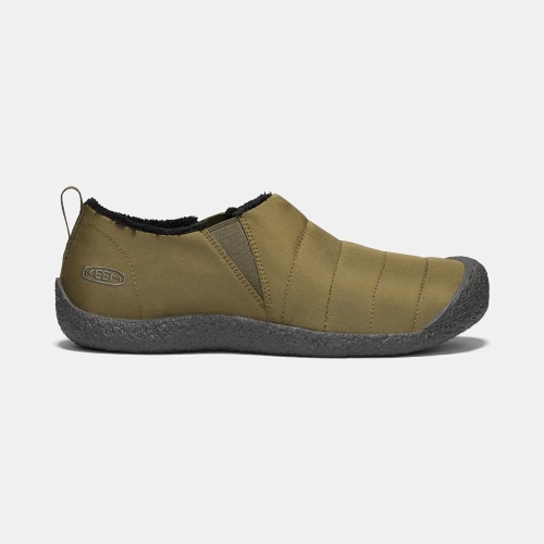 Magasin Chaussures Keen | Claquette Keen Howser II Homme Vert Olive (FRI015684)